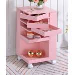 Mierra Storage Cart in Pink - Acme Furniture 97218