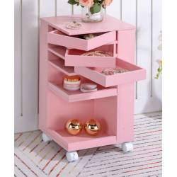 Mierra Storage Cart in Pink - Acme Furniture 97218