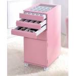 Nariah Jewelry Armoire in Pink - Acme Furniture 97216