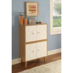 Anita Cabinet in Natural & White - Acme Furniture 97155