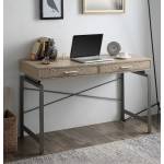 Yaseen Desk in Natural & Nickel - Acme Furniture 92575