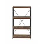 Bob Bookshelf in Weathered Oak & Black - Acme Furniture 92399