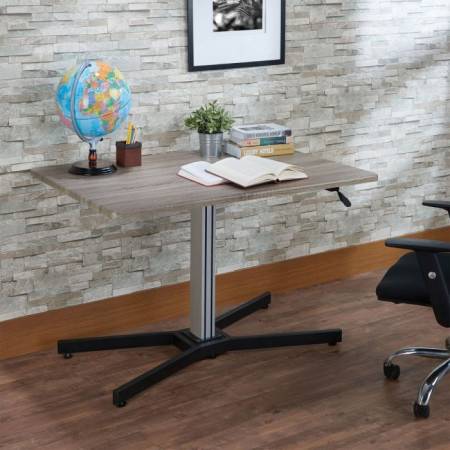 Inscho Desk w/Lift in Gray Oak - Acme Furniture 92350