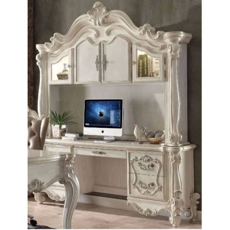 Versailles Computer Desk & Hutch in Bone White - Acme Furniture 92278