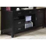 Pandora Office Cabinet Base in Black - Acme Furniture 92262