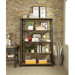 Itzel Bookshelf in Antique Oak & Sandy Gray - Acme Furniture 92200