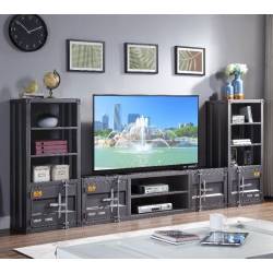 Cargo TV Stand in Gunmetal - Acme Furniture 91885