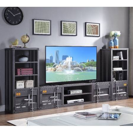 Cargo TV Stand in Gunmetal - Acme Furniture 91885