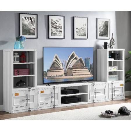 Cargo TV Stand in White - Acme Furniture 91880