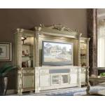 Vendome II Entertainment Center in Gold Patina & Bone - Acme Furniture 91310