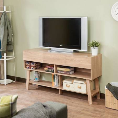 Ariza TV Stand in Rustic Natural - Acme Furniture 91286