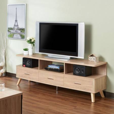 Lakin TV Stand in Rustic Natural - Acme Furniture 91282