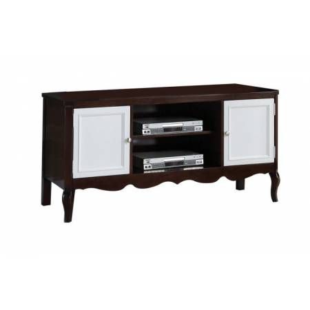 Mathias TV Stand in Walnut & White - Acme Furniture 91230