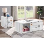 Cargo Coffee Table in White - Acme Furniture 87880