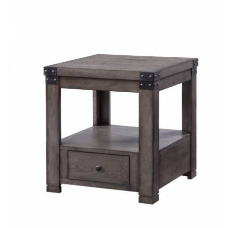 Melville End Table in Ash Gray - Acme Furniture 87102