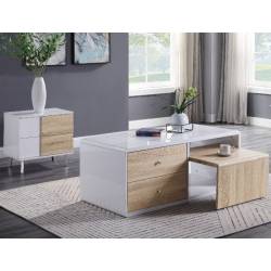 Verux Coffee Table in White High Gloss - Acme Furniture 84930