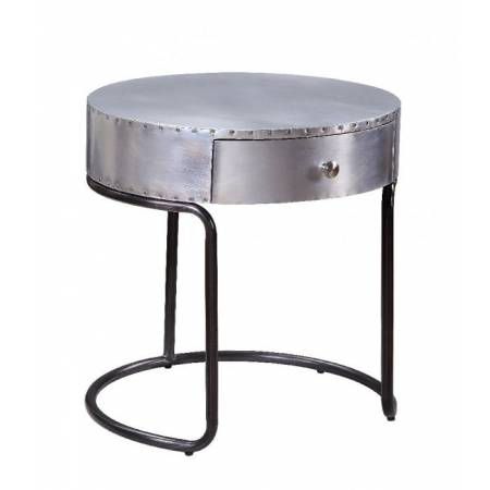 Brancaster End Table in Aluminum - Acme Furniture 84882