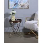 Crary Side Table in Champagne - Acme Furniture 84651