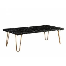 Telestis Coffee Table in Black Marble & Gold - Acme Furniture 84515
