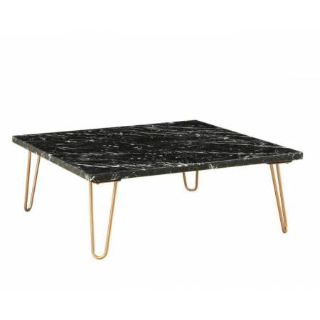 Telestis Coffee Table in Black Marble & Gold - Acme Furniture 84505