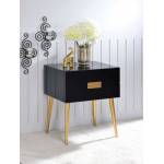 Denvor End Table in Black & Gold - Acme Furniture 84495