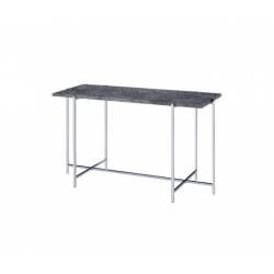 Adelae Sofa Table in Faux Marble & Chrome - Acme Furniture 83939