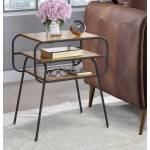 Kaseko End Table in Oak & Black - Acme Furniture 83870