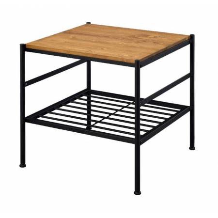 Kande End Table in Oak & Black - Acme Furniture 83867
