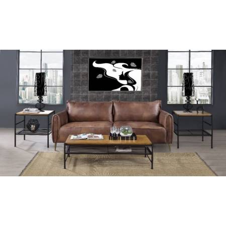 Kande Coffee Table in Oak & Black - Acme Furniture 83865
