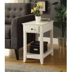 Bertie Side Table in White - Acme Furniture 82842