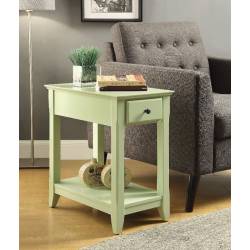 Bertie Side Table in Light Green - Acme Furniture 82840
