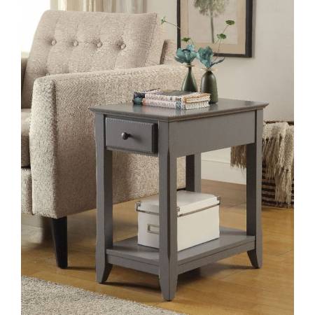 Bertie Side Table in Gray - Acme Furniture 82838