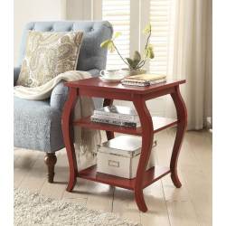 Becci End Table in Red - Acme Furniture 82834