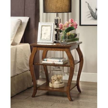 Becci End Table in Walnut - Acme Furniture 82830