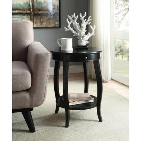 Alysa End Table in Black - Acme Furniture 82812