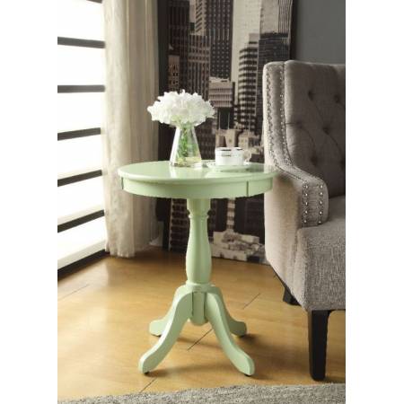 Alger Side Table in Light Green - Acme Furniture 82810