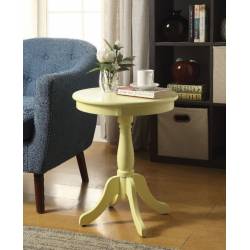 Alger Side Table in Light Yellow - Acme Furniture 82806