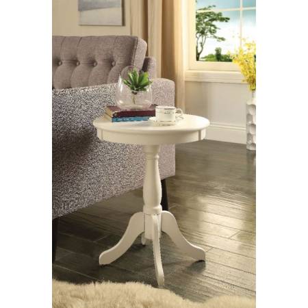 Alger Side Table in White - Acme Furniture 82804