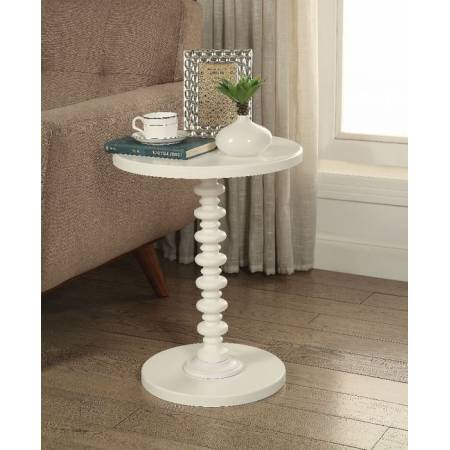 Acton Side Table in White - Acme Furniture 82796