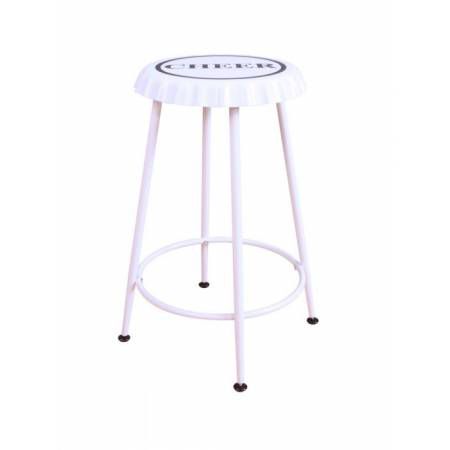Mant Counter Height Stool in White - Acme Furniture 72702