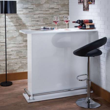Kite Bar Table in White High Gloss - Acme Furniture 72580