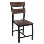 Mariatu Side Chair in Oak & Black - Acme Furniture 72457