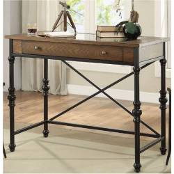 Jalisa Counter Height Table in Walnut & Black - Acme Furniture 72350