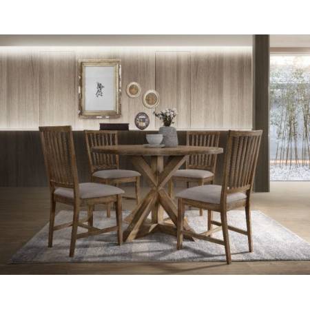 Wallace II Dining Table in Weathered Oak - Acme Furniture 72310