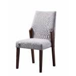 Bernice Side Chair in Fabric & Brown - Acme Furniture 72297