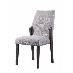 Bernice Side Chair in Fabric & Gray Oak - Acme Furniture 72292