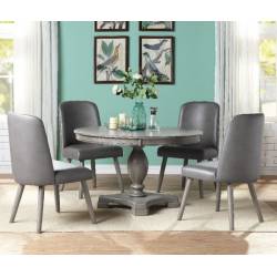 72205+72202*4 5PC SETS Waylon Dining Table + 4 Side Chairs