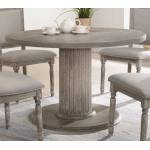 Gabrian Reclaimed Grey Wood Round Dining Table
