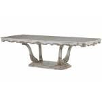 Gorsedd Antique White Wood Extendable Dining Table