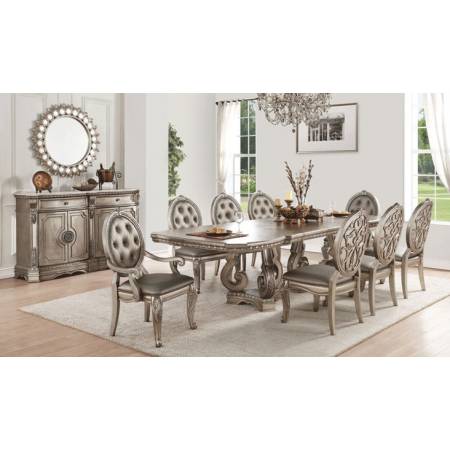 66920+66922*6+66923*2 9PC SETS Northville Dining Table + 6 Side Chairs + 2 Arm Chair